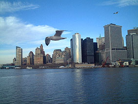 WTC-less lower Manhattan